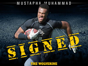 Michigan Football Signee Bio: Tight End Mustapha Muhammad