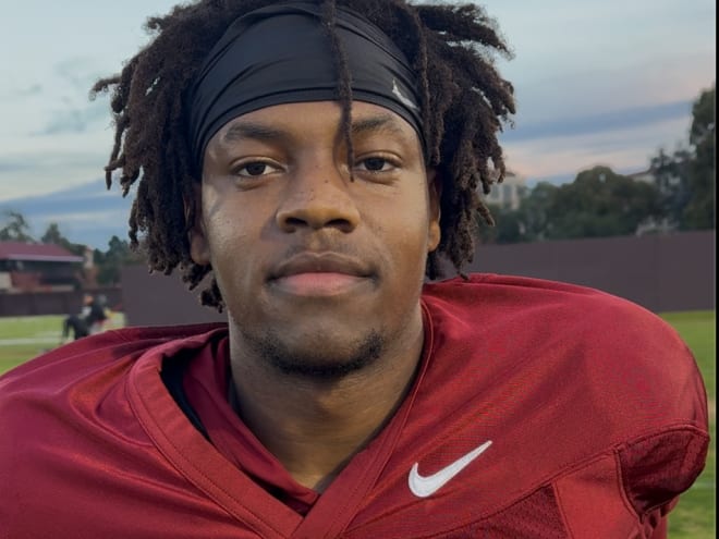 Stanford S Jaylen’Dai Sumlin is excited to be playing as a true freshman