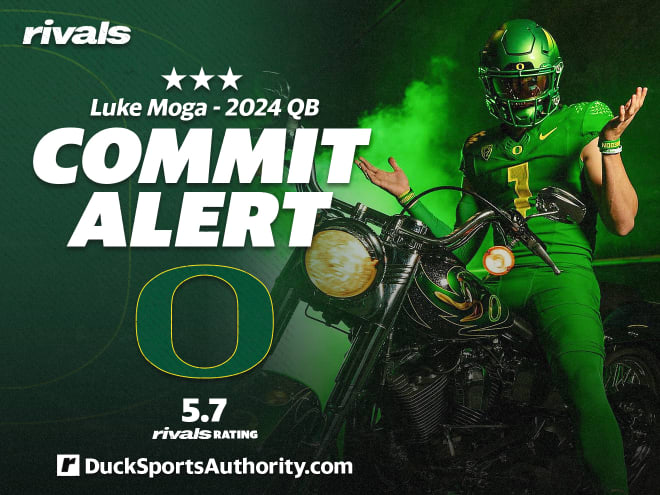 With no need to wait, QB Luke Moga commits to Oregon