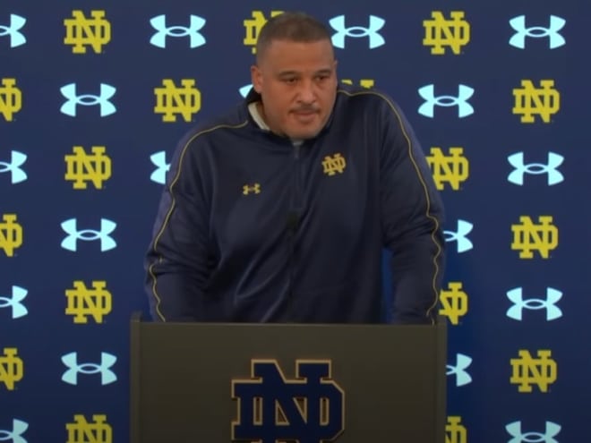 Notre Dame RBs coach coaxes improvement by addressing the blind spots