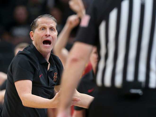 Eric Musselman can't hide frustration with officiating as USC's season ends