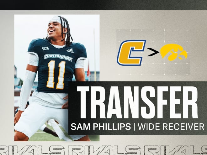 COMMIT: Iowa Adds Chattanooga Transfer WR Sam Phillips