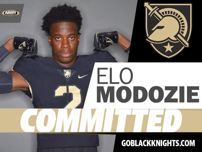 WR Elo Modozie ready to take next step which is Army West Point