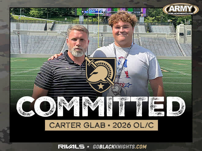 OL Carter Glab is the newest member of Army’s 2026 recruiting class