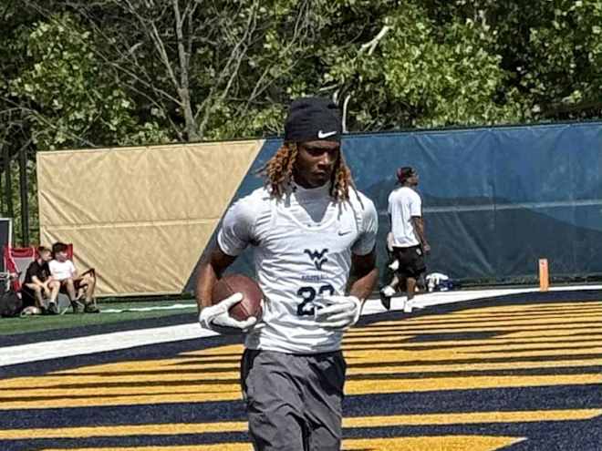 2027 WR Chanin Harris camps at West Virginia