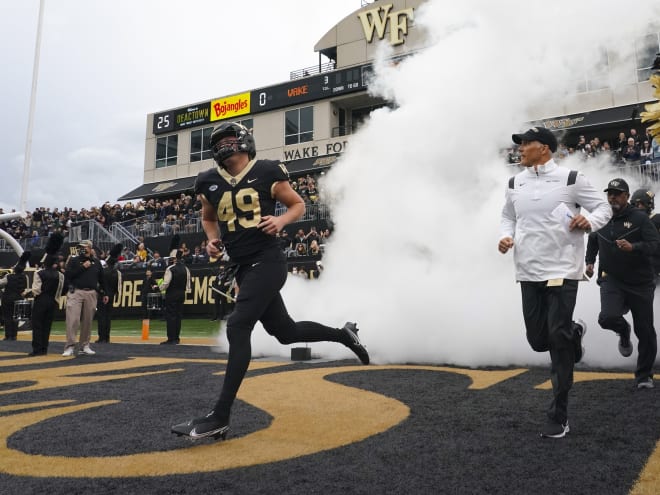Wake Forest tagged for night games in first three games of season
