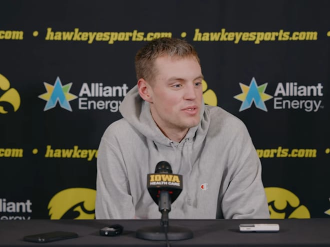 WATCH: Payton Sandfort Reflects on Iowa Career, Senior Season