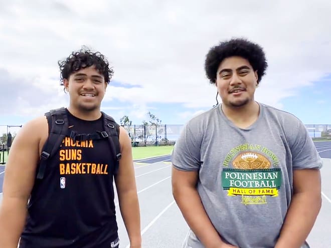 2025 Mays Pese and Sione Tohi talk Arizona at Polynesian Bowl