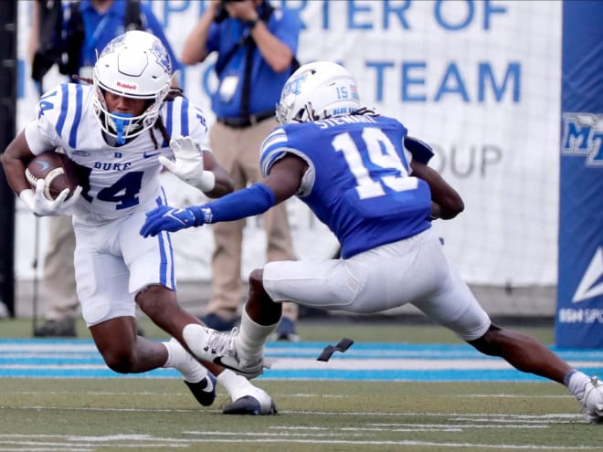 How PFF graded Duke's offense against Middle Tennessee