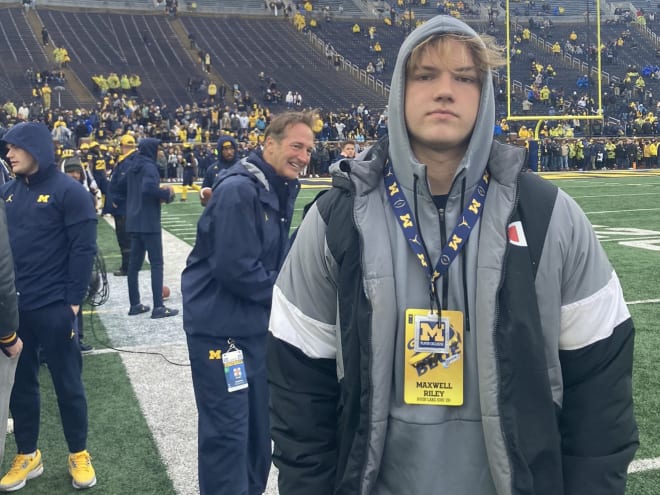 Player parents makes impact on 2026 OL Maxwell Riley during Michigan visit