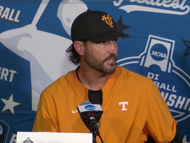 WATCH: Tony Vitello talks Tennessee baseball loss to Wake Forest