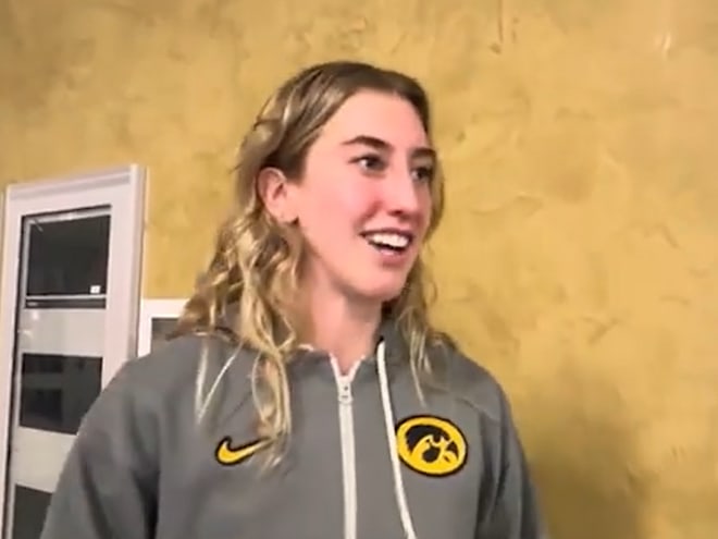 WATCH: Lucy Olsen Talks Iowa in the NCAA Tournament