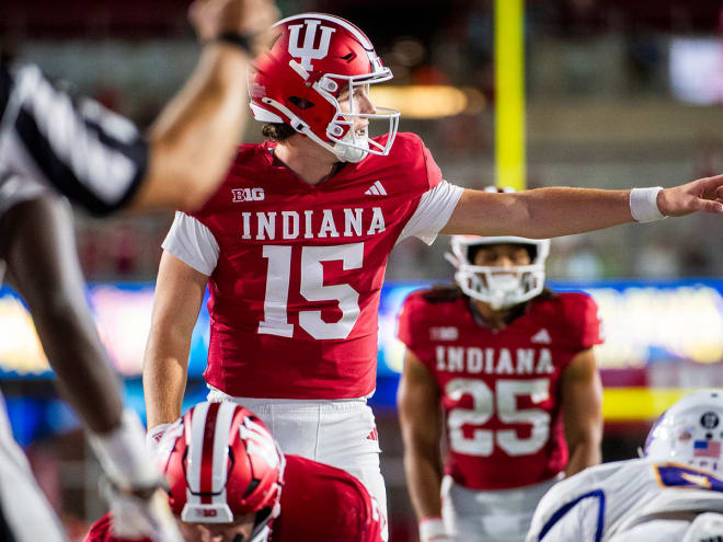 Indiana quarterback Tyler Cherry injured in CFP prep, questionable for 2025