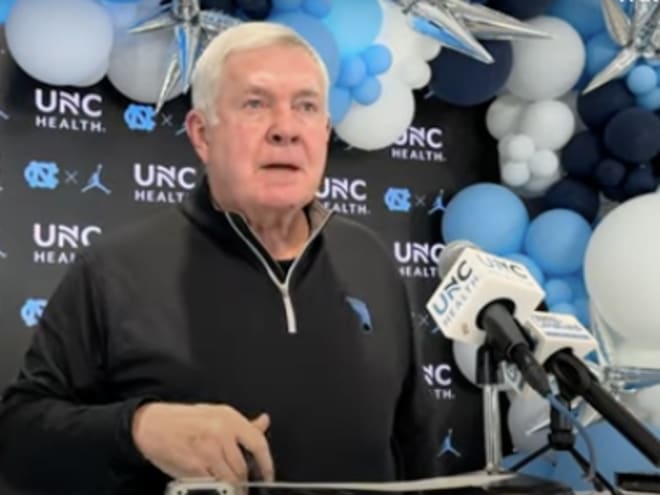 UNC coach Mack Brown press conference, report