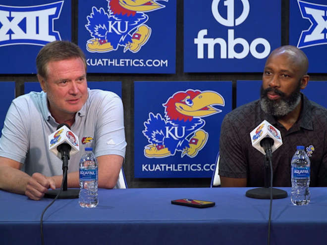 WATCH: Bill Self and Jacque Vaughn conduct press conference on Tuesday