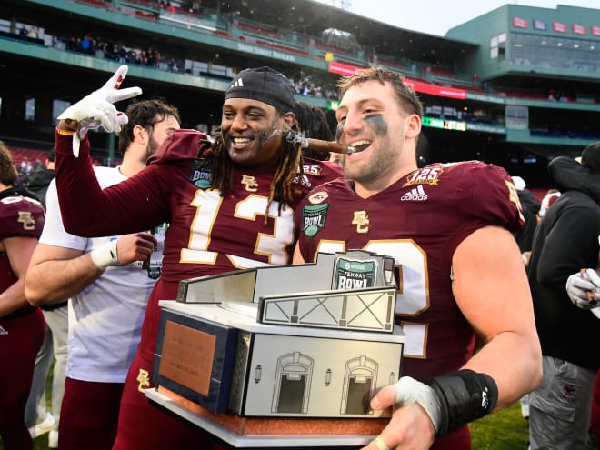 Boston College pulls past SMU in Fenway Bowl