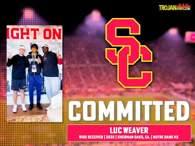 USC adds to loaded recruiting class as local WR Luc Weaver commits