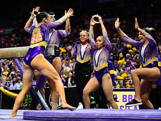 LSU Gymnastics sets new program record on senior night against Georgia