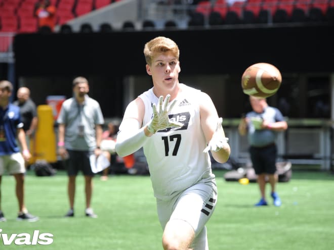 Alabama, Tennessee pushing for 2021 Rivals100 TE Hudson Wolfe