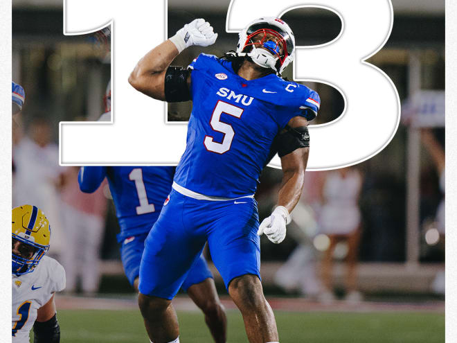 SMU Moves Up to Number 13 in the Latest AP Poll, No. 15 in the Coaches Poll