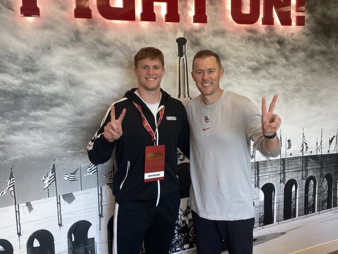Rivals100 LB Christian Jones recaps 'awesome' weekend visit to USC