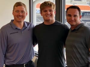 Oregon State commit Michael Erhart recruiting hard for the Beavers