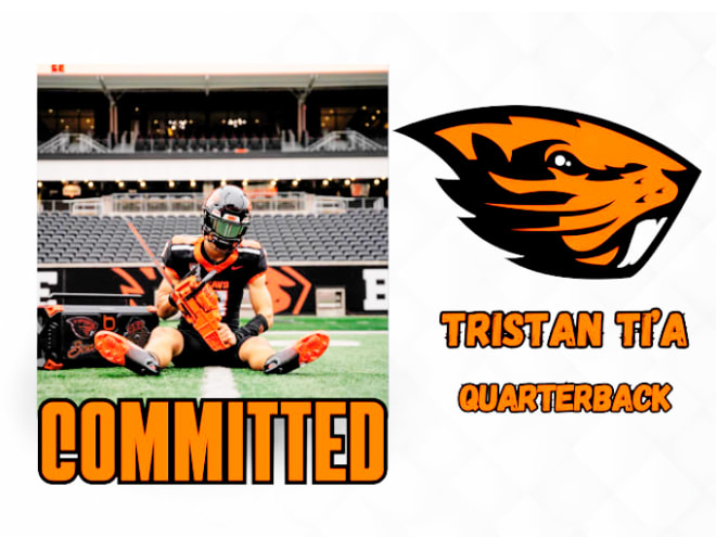 Oregon State QB commit Tristan Ti'a 'excited to start journey' as a Beaver