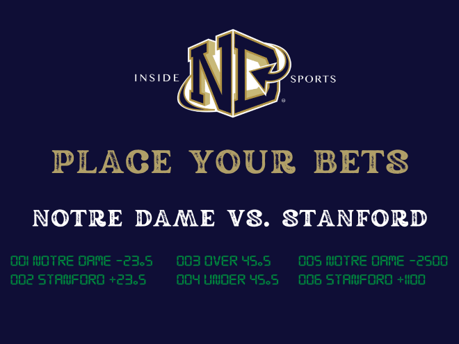 Place Your Bets voting: Notre Dame football vs. Stanford