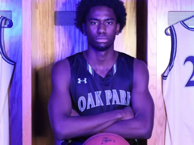 Oak Park guard Corbin Allen gives the nod to Bill Self, Kansas