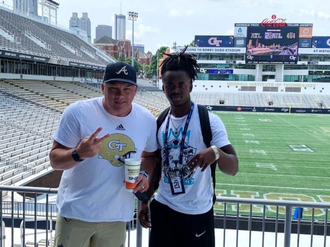 Local '23 CB gets his first taste of Georgia Tech on visit