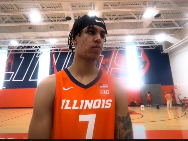 Watch:  Illini freshman Will Riley on media day