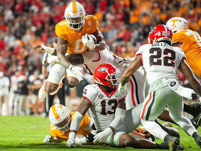 Tennessee football vs. Georgia, other kick-off times announced for 2025