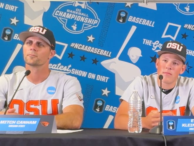 WATCH: Oregon State Baseball Talks Super Regional G2 Loss To Florida State