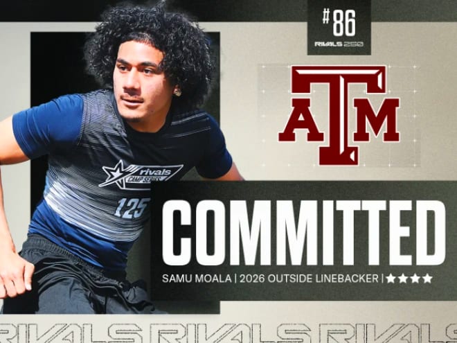 Four-star LB Samu Moala breaks down Texas A&M pledge