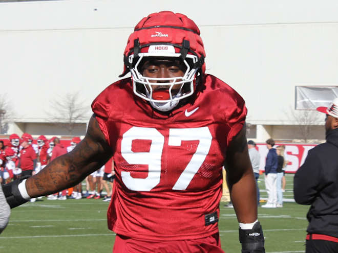 Gallery: First day of Arkansas spring practice