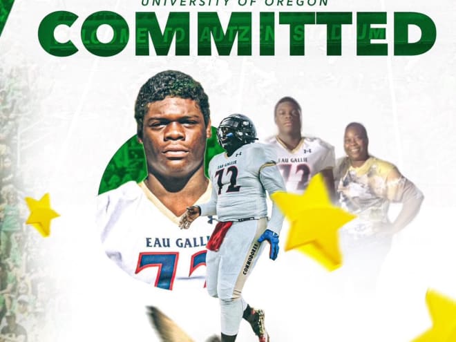 QUAAACK: 2025 OL Sandman Thompson commits to Oregon