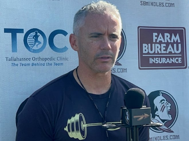 Osceola Video: Mike Norvell on Cai Bates, Notre Dame's defense