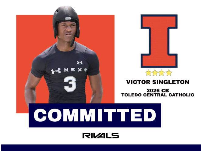 Commit:  Four-star CB Victor Singleton commits to Illinois