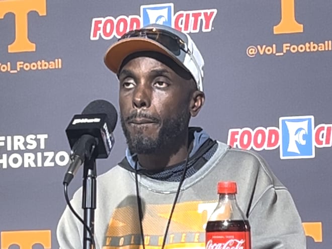 WATCH: Vols DC Tim Banks, RB coach De'Rail Sims, players meet with media