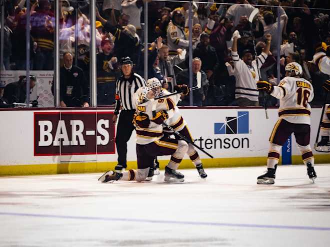 ASU advances to NCHC’s semi finals in an on overtime winner