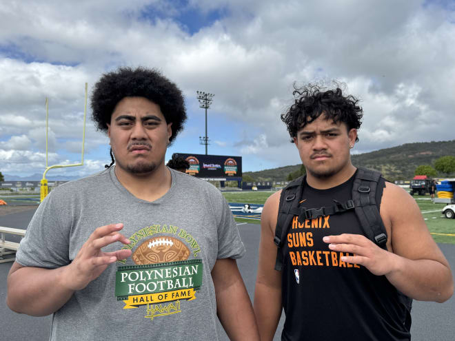 WATCH: 2025 Mays Pese and Sione Tohi talk Arizona at Polynesian Bowl