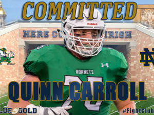 2019 Rivals100 OL Quinn Carroll Commits To Notre Dame