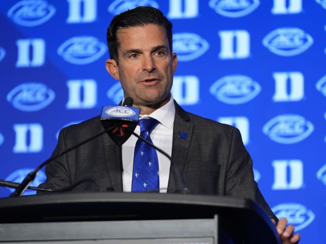 Duke HC Manny Diaz quotes from media session on Zoom on Wednesday