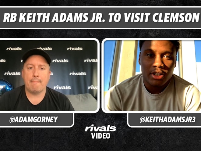 RB Keith Adams Jr. to visit Clemson