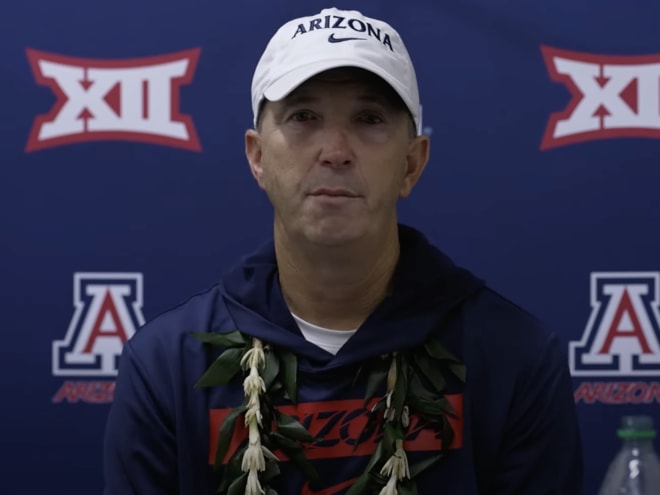 WATCH: Head coach Brent Brennan reacts to Arizona's lopsided loss to UCF