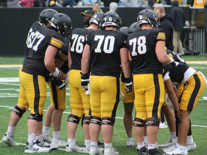 Iowa OL Seeking Extra Gear in Fall Camp