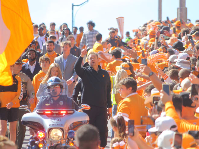 GALLERY: Tennessee football participates in Vol Walk before Alabama game