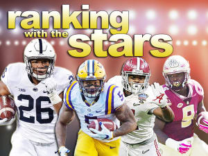 Ranking with the Stars: Who was rated higher than Saquon Barkley? 