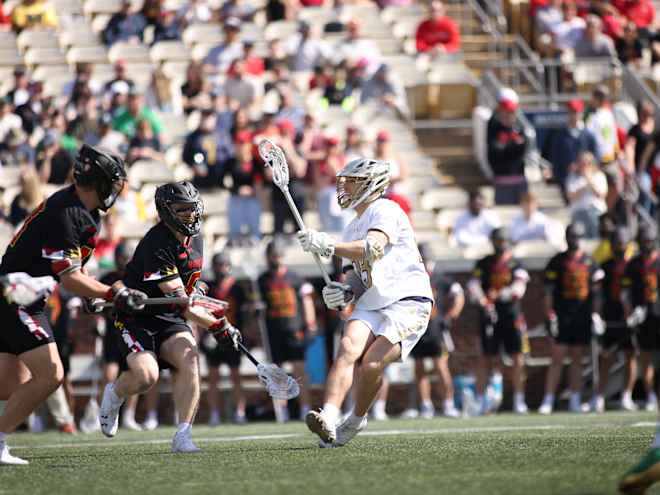 No. 2 Maryland hands No. 1 Notre Dame men's lacrosse its first loss