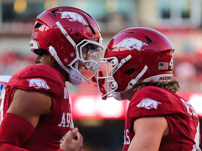 Arkansas' official depth chart for Missouri game